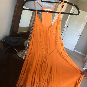 Burnt orange Lulu’s dress